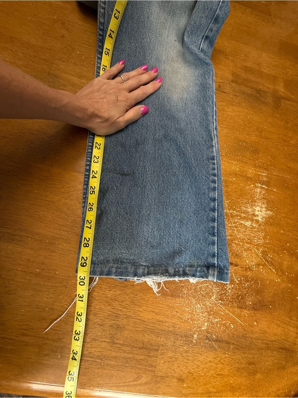 Levi's Light Blue 517 Boot Cut Men’s Jeans - Picture 7 of 13